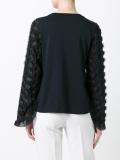 embellished sleeve top