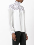 lace panel blouse 