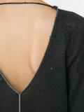 three-quarters sleeve jumper