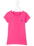 logo embroidered T-shirt