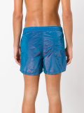iridescent swim shorts