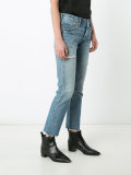 cropped tapered jeans