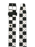 checkered eyelet stud belt