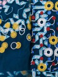 geometric embroidered dress