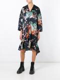 飞龙印花和服连衣裙