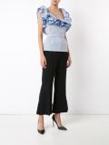 ruffled collar blouse
