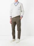 ankle zip trousers