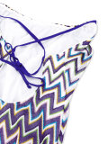 zig zag pattern swimsuit 