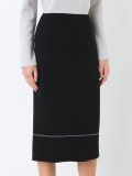 midi straight skirt 