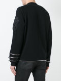 zip panel sweatshirt 