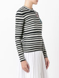 patches striped jumper