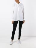 gathered back shirt