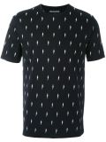 embroidered lightning bolt T-shirt
