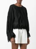 pineapple broderie anglaise top