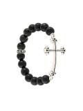 beaded cross bracelet