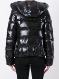 zipped hooded jacket