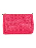 open knit pouch