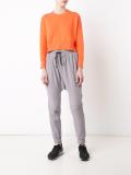 cropped sweatshirt