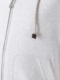 sleeveless zipped hoodie