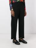 cady button cuff trousers
