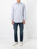 micro-print shirt
