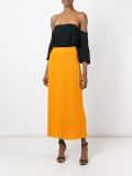 pleated long skirt