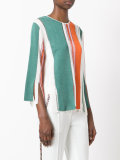 striped blouse