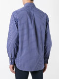 plaid button-down shirt