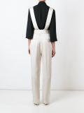 dungaree effect trousers