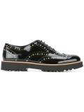 studded lace-up shoes