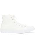 striped hi-top sneakers