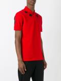 Cuban-fit star appliqué polo shirt 