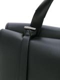 logo embossed tote