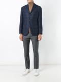 checked blazer