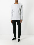 ribbed detail sweatshirt 