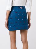 dachshund embroidered skirt