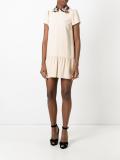 bird collar dress