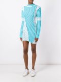 raw twist mini dress