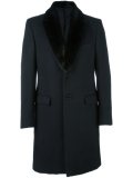 mink fur lapel coat