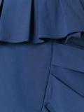 ruffled peplum dress