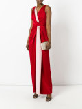 long sleeveless twist dress