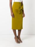 bow detail pencil skirt 