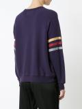 striped detailing sweatshirt