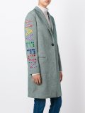 have fun eyelet detail coat