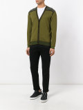 contrast cardigan