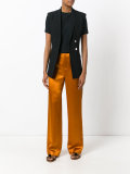 two tone relaxed fit trousers