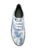 vulcanised smoke print sneakers