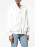 textured bomber jacket 