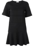 lace straps T-shirt dress