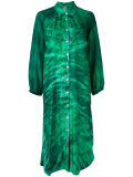 gradient shirt dress